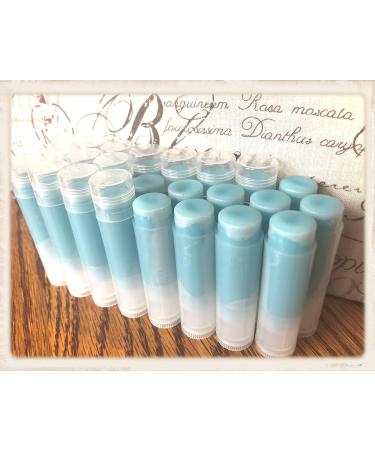 Buy 20 Wholesale Blueberry Flavored Blue Tinted Lip Balms - Handmade in the USA - Clear Tubes - International Shipping Available - Buy Online on GoSupps.com