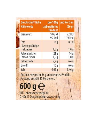 Gluten-Free Carrot Nut Bread Mix | Vegan & Yeast-Free | 600g - Bake Like a Pro! - Buy Online on GoSupps.com