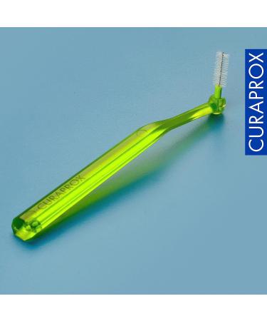 Curaprox Prime Plus CPS 11 Holder with 5 Interdental Brushes - 1.1mm to 5.0mm Green | Dental Care - Buy Online on GoSupps.com