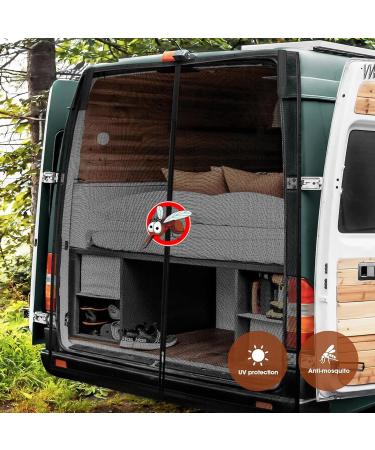 Car Tailgate Mosquito Net - Magnetic Fly Grille Mesh for Sun Protection & Insect Defense | Ideal for Roof Campers & Wing Door Trunks - Buy Online on GoSupps.com