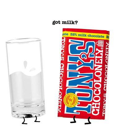Tony's Chocolonely 32% Milk Chocolate Bar - 6.35 OZ | Fair Trade & Ethical Treat - Buy Online on GoSupps.com