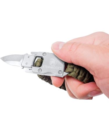 Steinbock7 Zugspitze Paracord Bracelet - Stylish Green Outdoor Companion with Practical Clasp Tool - Buy Online on GoSupps.com