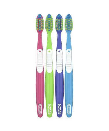 Oral-B Pro Health Vitalizer Advanced Toothbrushes - Medium 4 Count - Pack of 1 - Buy Online on GoSupps.com