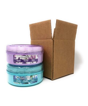 Belcam Bath Therapy Spring Fresh Dusting Powder Lavender (5 oz) Bundle with Tranquil Breeze (5 oz)