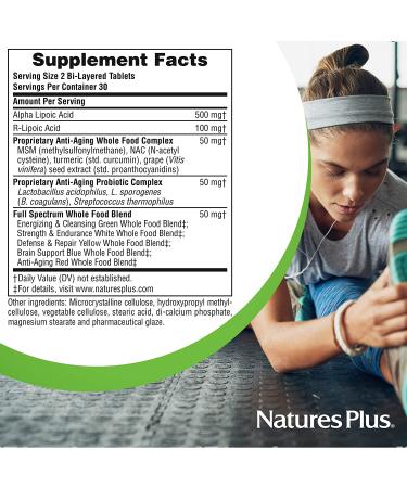 Nature's Plus Ultra Lipoic 60 Mini Tabs - Antioxidant Support & Energy Booster - Buy Online on GoSupps.com