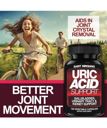 Saint Mingiano 15 Day Cleanse Colon Detox - with - Uric Acid Flush for Gout Support -120 Capsules - Buy Online on GoSupps.com