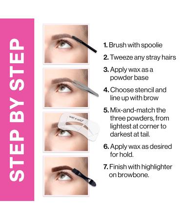 Wet n Wild Ultimate Eyebrow Stencil Kit - 5 Brow Color Set with Tools - Buy Online on GoSupps.com
