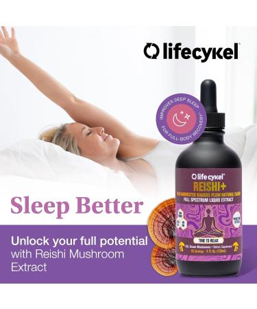 Life Cykel Professional Athletes Pack - Reishi Lion's Mane & Cordyceps Mushroom Extract- Full-Spectrum Mushroom Tincture for Energy Focus and Immune Health- Vegan Non-GMO Formula - Buy Online on GoSupps.com