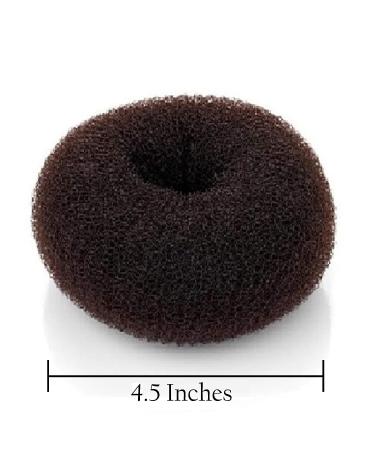 Beaute Galleria X-Large Brown Hair Donut Bun Maker - Mesh Chignon Ballet Sock Bun | Pack of 1 - Buy Online on GoSupps.com