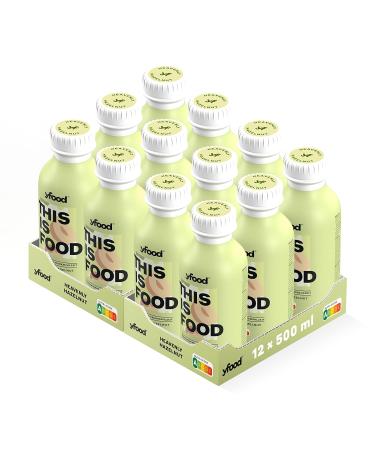 Buy YFOOD Heavenly Hazelnut Drink - Nutrient-Rich Meal Replacement with 33g Protein & 26 Vitamins (12 x 500ml) - Delicious On-the-Go Nutrition - Buy Online on GoSupps.com