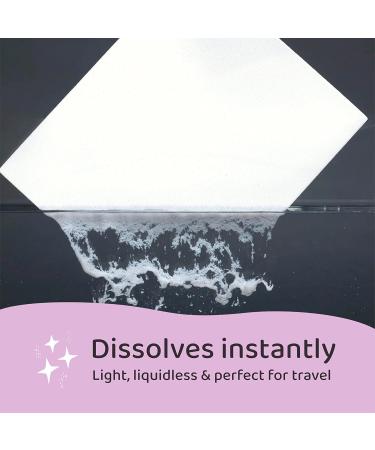 Eco-Friendly Plant-Powered Laundry Detergent Strips - Fragrance-Free Ultra Concentrated Plastic-Free for Home & Travel - Buy Online on GoSupps.com