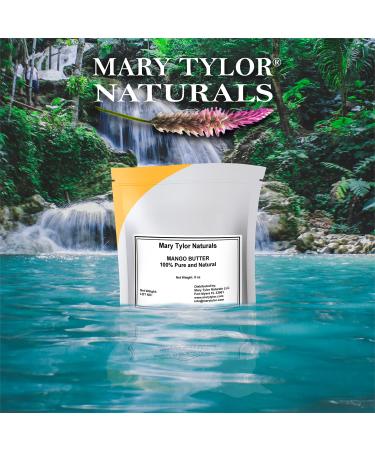 Mango Butter 8 oz - Cold Pressed, Unrefined, Raw, Pure - Skin Nourishment & Moisturizing for Hair and Skin by Mary Tylor Naturals - Buy Online on GoSupps.com