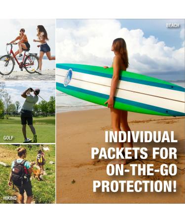 CoreTex Sun X 30+ Broad Spectrum Sunscreen Packets & Dry Towels Duo Kit - Pack of 100 Paraben Oxybenzone Octinoxate & Oil Free Sunscreen - No White Cast and Water Resistant Up to 80 Minutes 100 Count (Pack of 1) - Buy Online on GoSupps.com