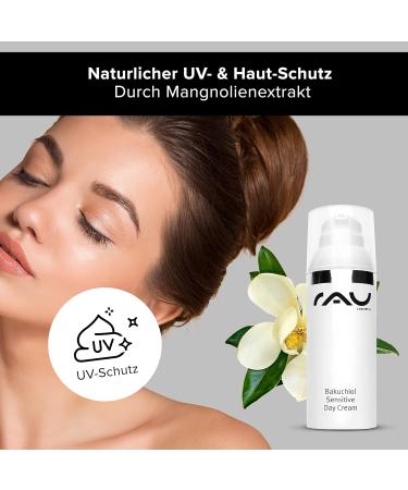 Buy Rough Cosmetics Bakuchiol Sensitive Day Cream 50ml | Anti-Aging Retinol Face Cream for Blemished & Ripe Skin | Light Moisturizer for Glowing Skin - Buy Online on GoSupps.com