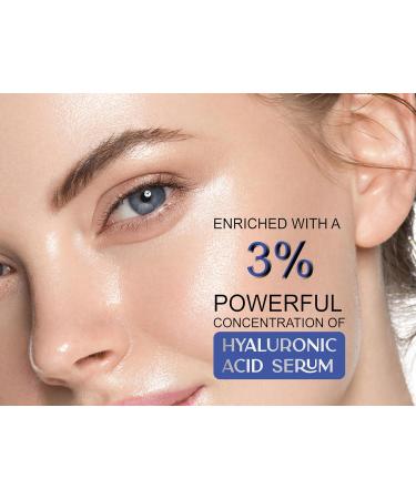 Hyaluronic Acid Serum for Face | Ultra Hydrating Skin Care | Replenish Moisture & Elasticity - Buy Online on GoSupps.com