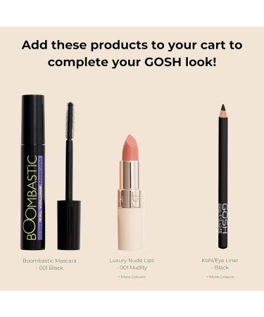 Gosh Forever Eye Shadow Pen - Waterproof Creamy Texture Metallic 001 Silver Rose - 8 Hour Wear Perfume-Free & Skin-Friendly | International Shipping - Buy Online on GoSupps.com