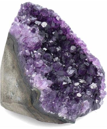 Deep Purple Amethyst Geode (3.5-4lb) | Large Rock Cave Crystal for Spaces - Buy Online on GoSupps.com