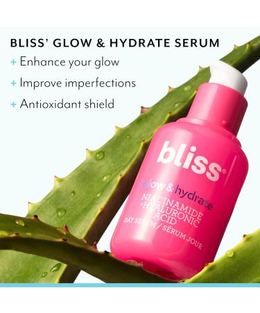 Bliss Block Star SPF 30 Invisible Daily Tinted Sunscreen with Zinc Oxide Sunscreen & Makeup Primer + Glow & Hydrate Serum - Niacinamide + Hyaluronic Acid Serum - Buy Online on GoSupps.com