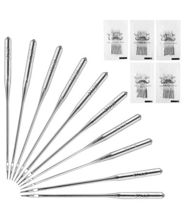 Mr. Pen- Sewing Machine Needles, 50 Pack, Universal Sewing Machine Needles for Singer, Brother, Janome, Varmax, Assorted Sizes 65/9, 75/11, 80/12, 90/14, 100/16, Needles for Sewing Machine