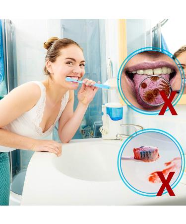 Ultra Soft Bristle Toothbrush Set for Sensitive Teeth - 4 Pack (Pink, Blue, Black, White) - Buy Online on GoSupps.com