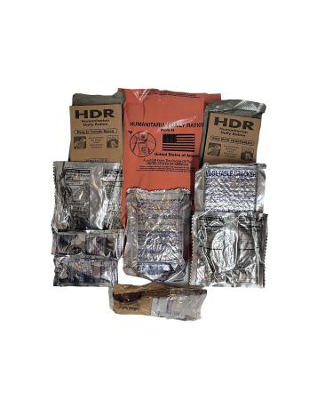 HUMANITARIAN DAILY RATION MRE - Random Menu | New Inspection Date 2/2022 | Made in USA by Sopacko | Authentic USGI Rations - Buy Online on GoSupps.com