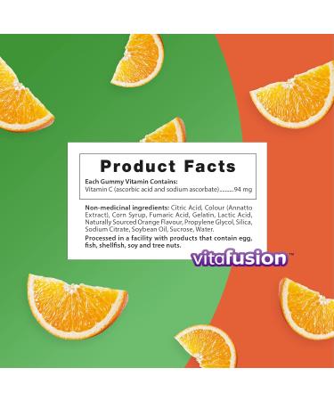 Vitafusion Power C Adult Vitamin Gummies Antioxidants1 Immune function2 150 Count (1.5-month supply) Packaging may vary. - Buy Online on GoSupps.com