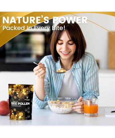 Organic Bee Pollen Granules 2 Lbs - Bee Pollen Supplement Super Food Packed with Proteins Vitamins & Minerals Gluten-Free - Immune Support Energy Boost and Digestive Wellness USA Made 2 Packs 1 Pound (Pack of 2) - Buy Online on GoSupps.com