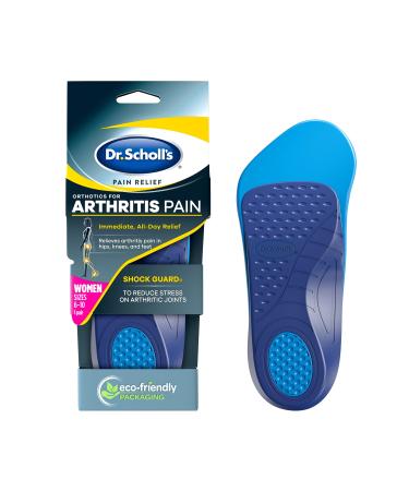 Dr. Scholl's ARTHRITIS Pain Relief Orthotics // Clinically Proven Immediate Relief of Osteoarthritis Pain in Feet, Knees and Hips for Women's 6-10