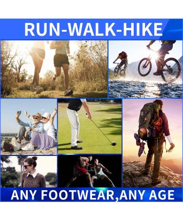 RooRuns Orthotic Inserts 3/4 Length - High Arch Support Insoles for Plantar Fasciitis Flat Feet & Heel Pain Relief | Men's 5-6 & Women's 6-7 - Perfect for Running & Sports - Buy Online on GoSupps.com