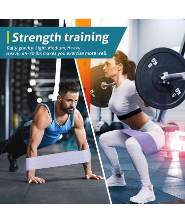 Buy Portable Resistance Bands Set - 3 Levels Non-Slip Exercise Loops for Legs Hips & Home Gym - Ideal for Yoga & Pilates - International Shipping Available - Buy Online on GoSupps.com