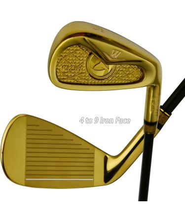 Japan WaZaki Cyclone IIIs Single Iron or Set USGA R A Rules Golf Club 14K Gold Finish Cyclone III Model No.8  65g Graphite - Buy Online on GoSupps.com