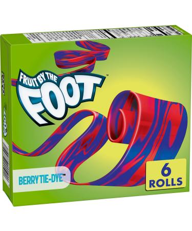 Fruit by the Foot Fruit Flavored Snacks Berry Tie-Dye 4.5 oz 6 ct (Pack of 8) Berry Tie-Dye 4.5 Ounce(Pack of 8) - Buy Online on GoSupps.com