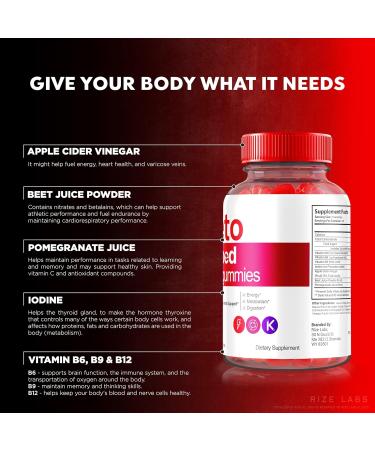 Buy (2 Pack) Keto Ripped ACV Gummies | Advanced Weight Loss Support | 5000mg All Natural Apple Cider Vinegar | 120 Gummies | Best Keto Gummies for International Shipping - Buy Online on GoSupps.com