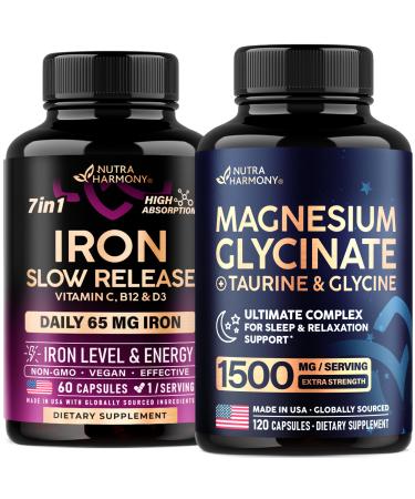 Iron & Magnesium Glycinate with Glycine Capsules