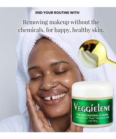 Beesaluxe Veggielene - 100% Natural Vegan & Hypoallergenic Alternative to Petroleum Jelly - Unpetroleum - Lips Hands Baby Makeup Remover and More (2 Ounce) 2 Ounce (Pack of 1) - Buy Online on GoSupps.com