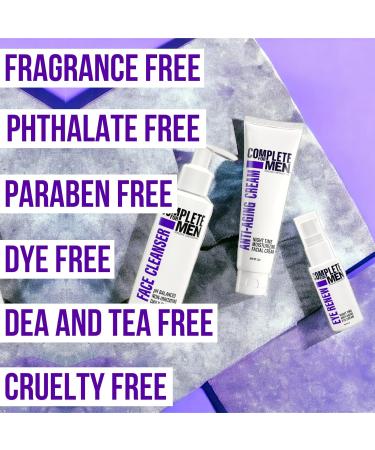 Best Anti-Aging Face Cream for Men | Night Moisturizer for Fine Lines & Wrinkles | Natural Skin Care Treatment - Buy Online on GoSupps.com