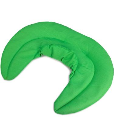 Cozy Neck Pillow with Stand-Up Collar - Frog Green Rapeseed Heat Pad for Ultimate Comfort - Buy Online on GoSupps.com