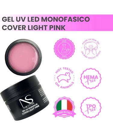  Nail Store Nailstore UV LED Gel Builder Monophasic Cover Light Pink Medium Density Self-Levelling Ideal for Baby Boomer Suitable for Recharging and Stretching with Card (30 g) - Buy Online on GoSupps.com