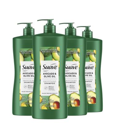 Suave Professionals Shampoo Avocado + Olive Oil 28 oz Pack of 4 - Buy Online on GoSupps.com