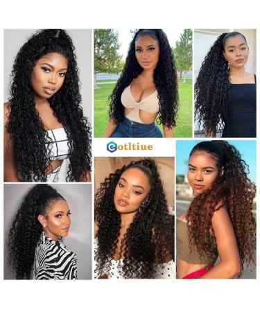 Ponytail Extension Kinky Curly Hair Extensions 8-26" Human Hair Drawstring Ponytail Extension Brazilian Real Human Hair Clip in Ponytail Hair Extension for Black Women Ponytail Hairpiece for Women ( 12inches Natural Color - Buy Online on GoSupps.com