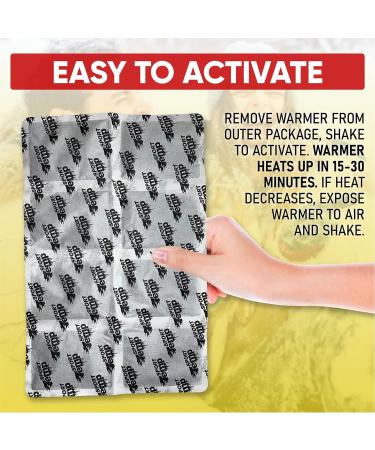 Lap Warmer (4 Pack) - Up to 10 Hours of Heat 16 X 10 Super Long Lasting - Easy All Natural - Air Activated for Body Lap Hands & Toes - Odorless Hot Lap Warmer - Sport Temp - Buy Online on GoSupps.com