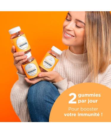 Lashil Beauty - Good Immunity - Vitamins Boost - Food Supplements - 2 Month Cure - 120 Gummies - Made in France - Vitamin B9 Vitamin D Vitamin B12 Vitamin C - Buy Online on GoSupps.com