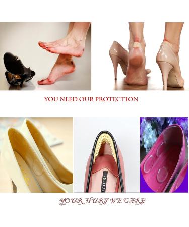 Heel Cushion Inserts - 4D Heel Pads Too Big Shoes Cushion (3pairs) - High Heel Inserts - Beige - Buy Online on GoSupps.com