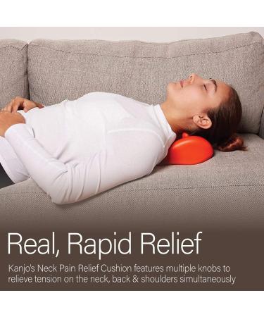 Kanjo Acupressure Neck Pain Relief Cushion | Cervical Traction Device for Muscle Tension | Helps Relieve Neck & Shoulder Pain | FSA & HSA Eligible - Blue - Buy Online on GoSupps.com