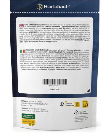 Bromelain 500mg Capsule 2500 GDUg 180 Vegan Bromelain Capsules High Dose from Horbaach - Buy Online on GoSupps.com
