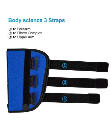 Elbow Brace Night Splint for Cubital Tunnel Syndrome - Ulnar Nerve Stabilizer | Prevent Excessive Bending | Fits Left/Right Arms - Men & Women (L) - Buy Online on GoSupps.com