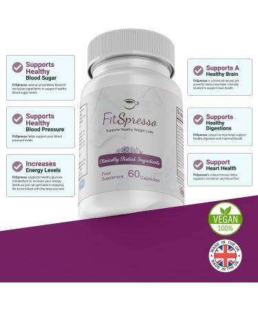 Fitspresso Weight Management - Natural Ingredients - 60 Capsules/Supplement Heaven - Buy Online on GoSupps.com