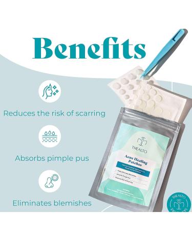 Facial Acne Healing Pimple Patches - 96 Hydrocolloid Dots with Bonus Tweezers for Effective Blemish Treatment | International Shipping Available - Buy Online on GoSupps.com