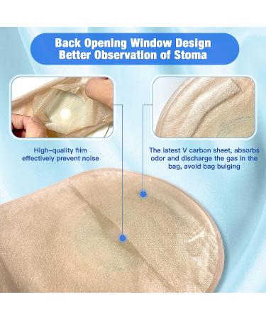 Colostomy Bag One-Piece System with Hook & Loop Closures - Drainable Pouch for Ileostomy Stoma Care - Cut-to-Fit Ostomy Supplies - Buy Online on GoSupps.com