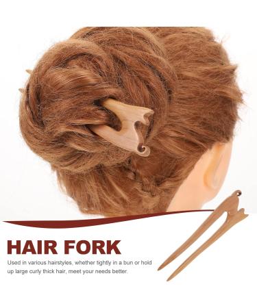 FOMIYES Cat Hairpin Wooden Hair Pins Disk Hair Vintage Hair Wooden Hair Sticks for Women Vintage Wooden Hair Sticks Hair Chopsticks Hair Accessory for Girls Manual Miss The Cat - Buy Online on GoSupps.com
